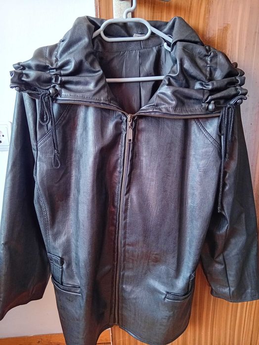 Кожено дамско яке