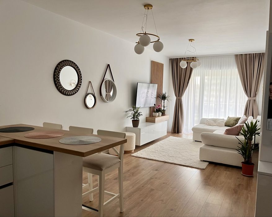 Apartament 2 camere – Viva City Residence | Vedere la lac | Terasă 12 mp | Prima închiriere