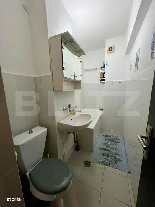 Garsoniera, 27 mp, AC, parter, zona Centrala