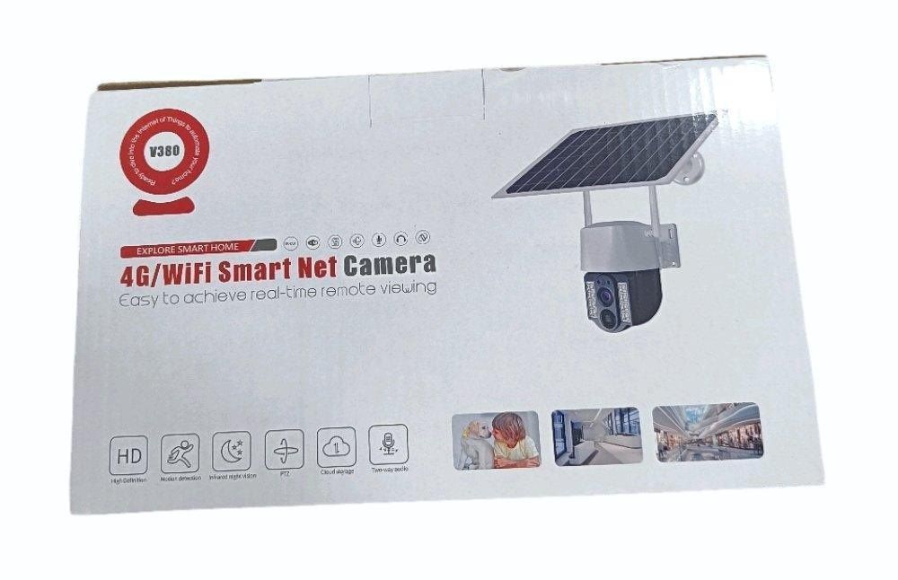 IP66 Слънчево захранвана външна 8MP камера с телефонно приложение V380