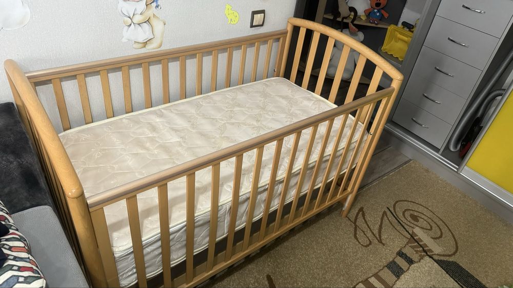 Детский манеж с ортопедическим матрасом