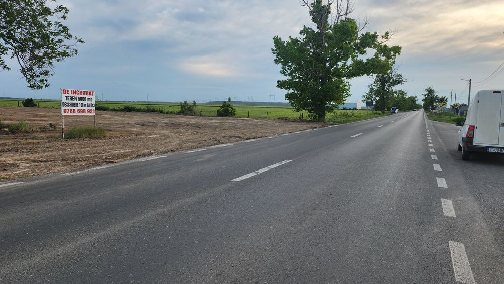 OCAZIE 5000 m , Vanzre-inchriere DESCHIDERE 100m  la SOSEA DN3