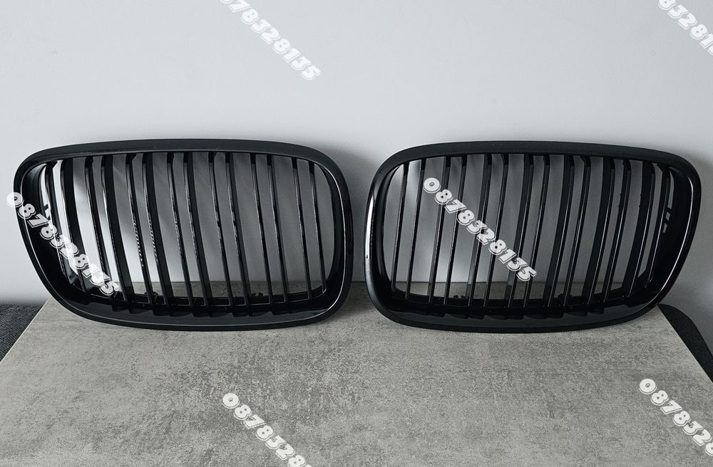Двойни Бъбреци BMW E70 X5 E71 X6 M Performance Пиано Лак Черен Гланц ABS