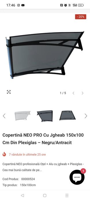 Vand copertina 150/100 cu jghiab