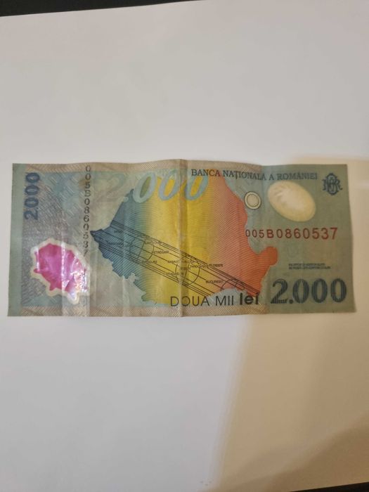 Bancnota 2000 lei, eclipsa