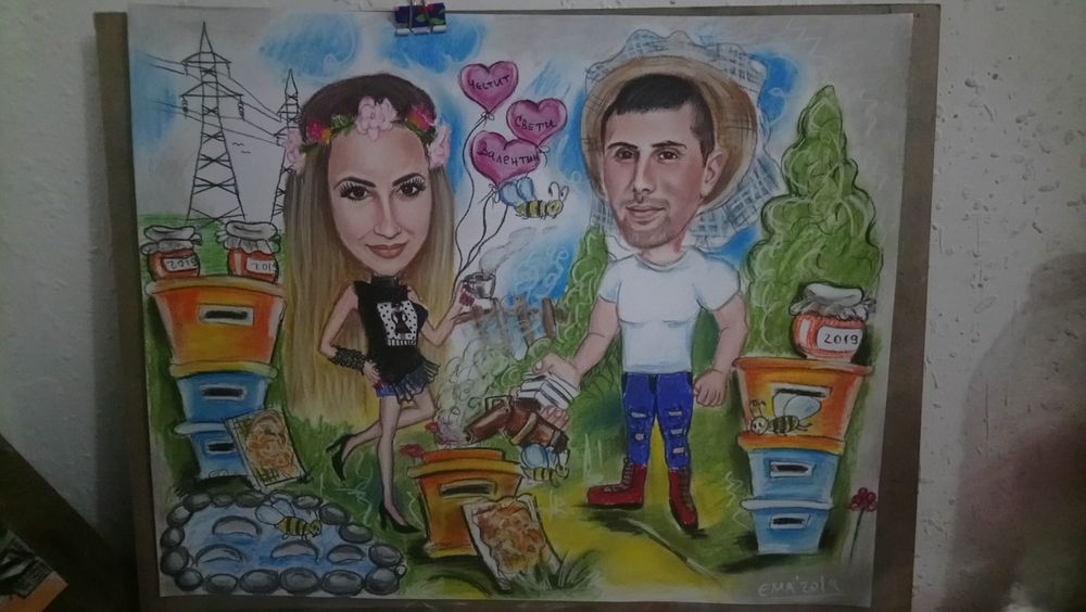 Портрети или шарж по снимка