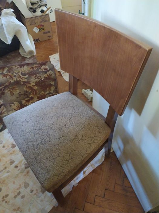 Ретро холн. маса разтегателна 190-90-78-6 бр.масив.столове кресла 2 бр