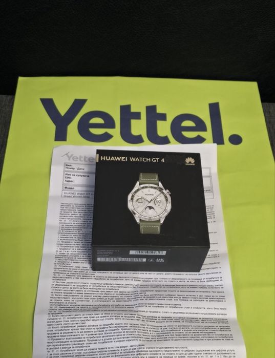 Huawei watch GT 4 | GT4 BT Yettel Гаранция 2025 Green