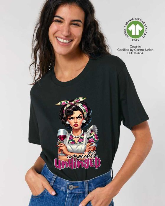 Дамски тениски с чувство за хумор, Coffee first, Wine