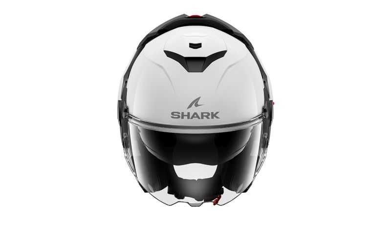 Модуларна Отваряема мото каска за мотор SHARK OXO WHITE GLOSS