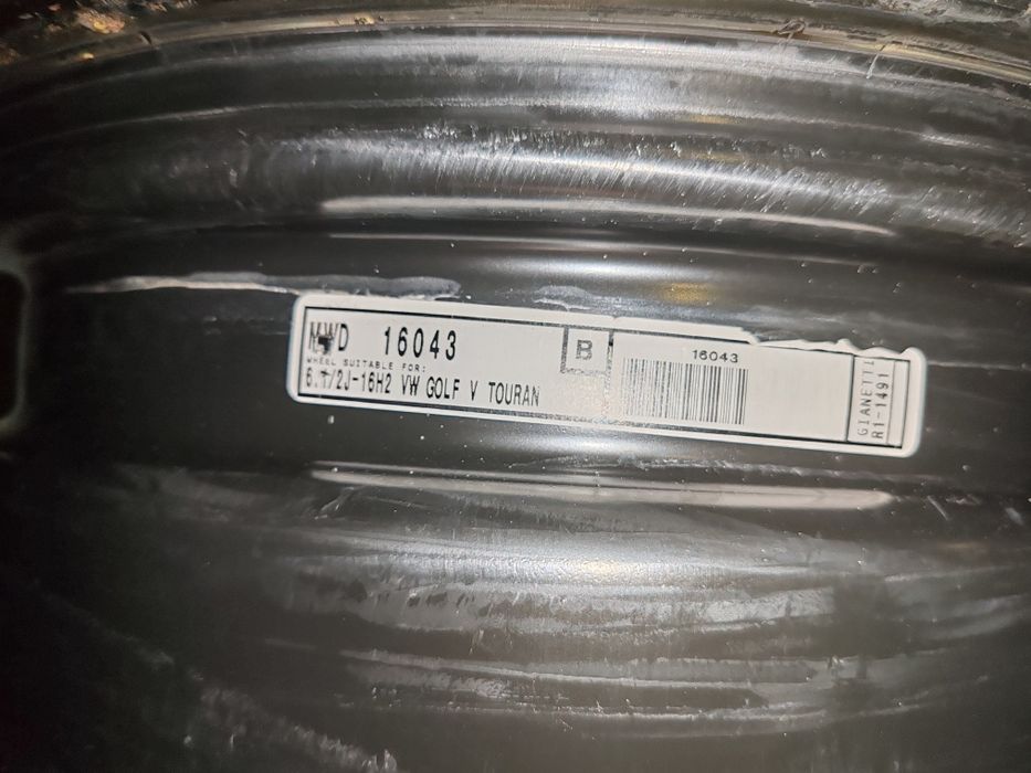 Vând 2 jante de tabla 16 zoll