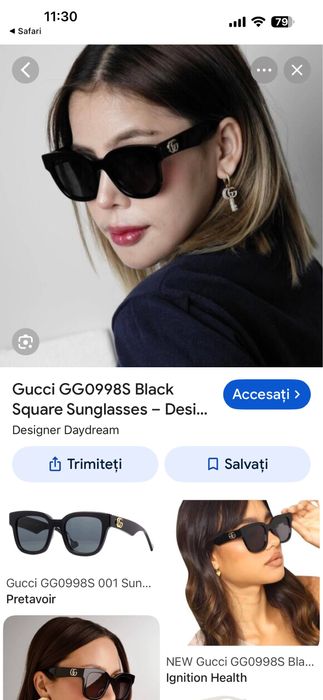 Ochelari de soare Gucci