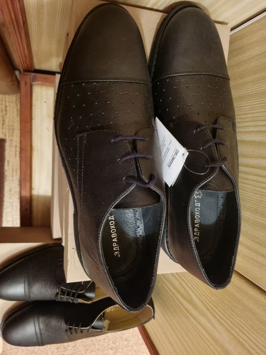 Мъжки Кожени Обувки