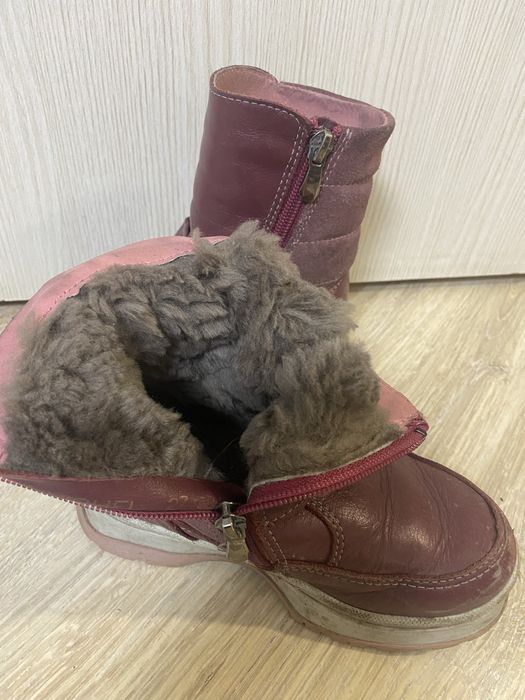 Сапожки детские кожанные