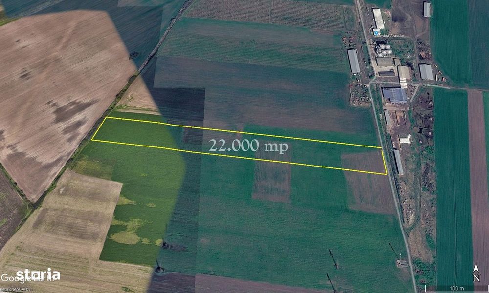2.2 ha teren vizavi de uzina electrica Arad