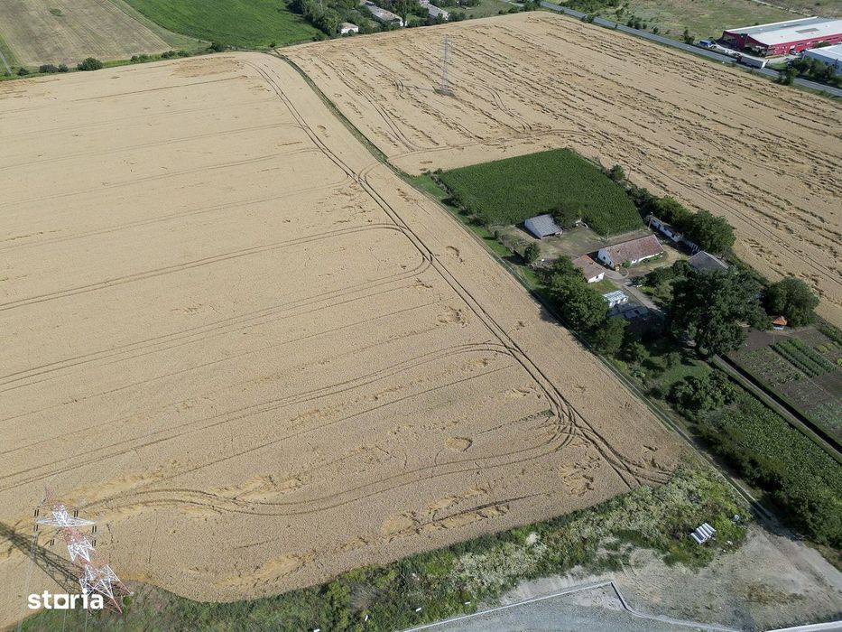 Teren 7653mp cu PUZ aprobat DN Arad Oradea