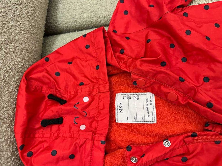 Комбинезон дождевик детский Mark and Spencer 18-24 месяцев