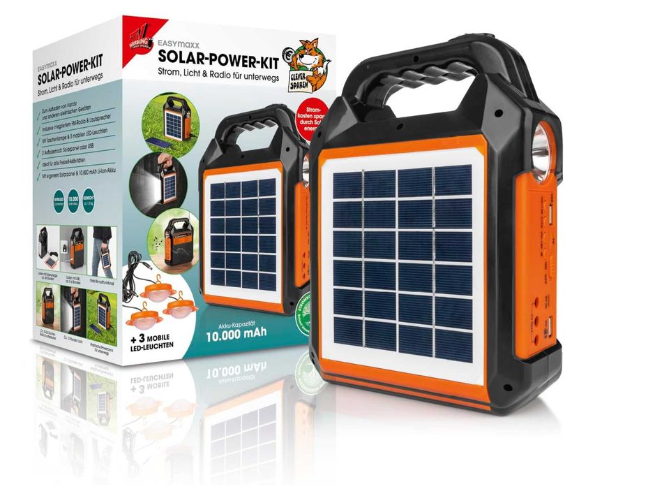 EASYmaxx Solar Generator Kit 4500 mAh