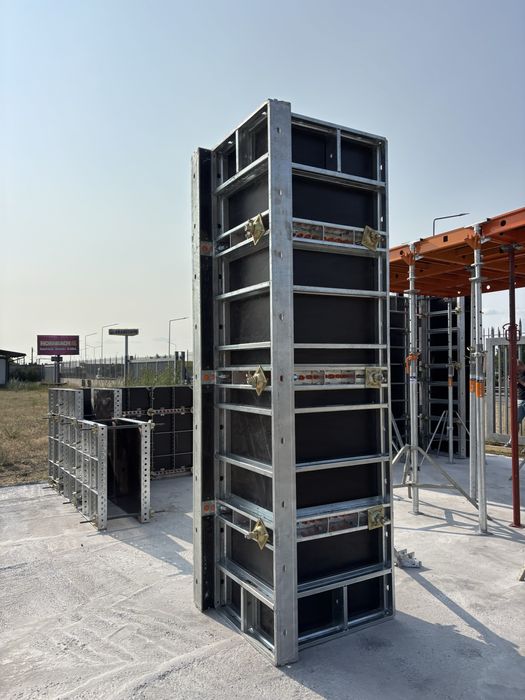 Cofraje metalice set 100mp hunnebeck rasto panouri metalice stalpi