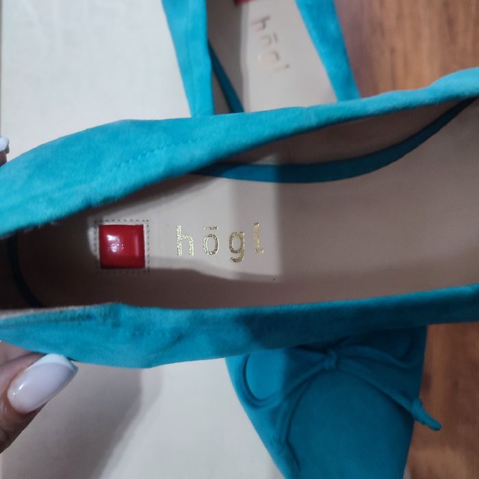 Туфли hogl замшевые