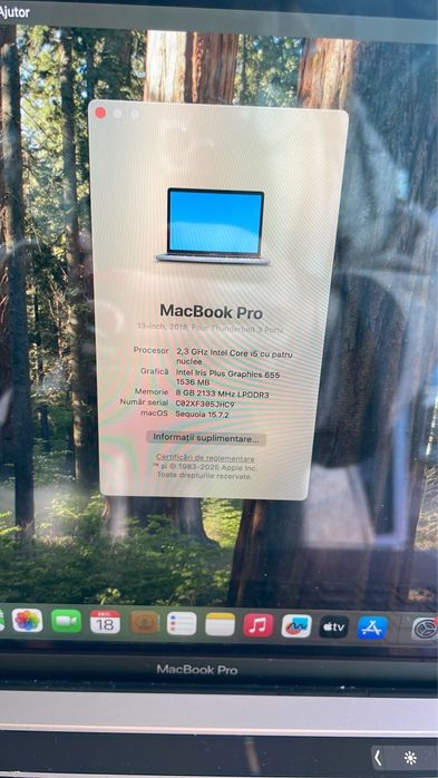 Apple MacBook Pro 13 i5 /16gb Ram /512gb