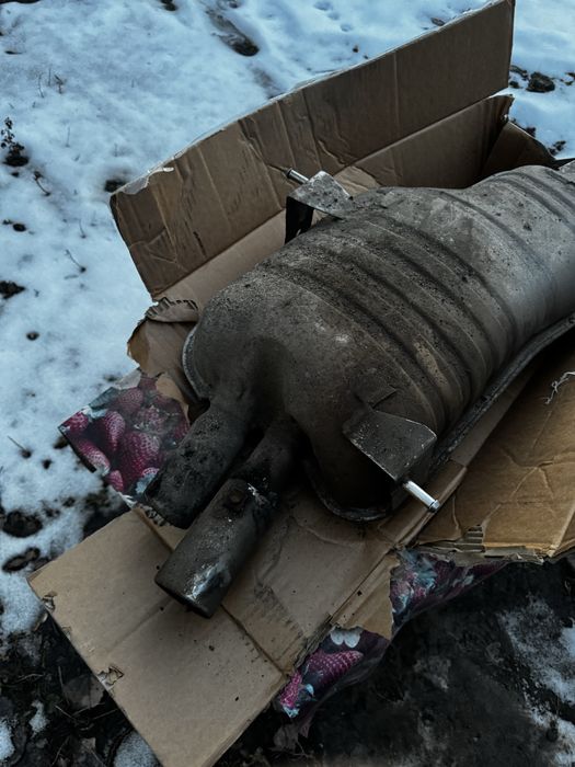 Глушитель (барабан) бмв е46