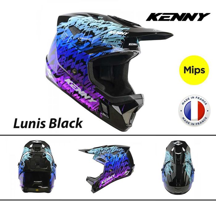 Кросова каска KENNY DECADE 2025, Full Face, Защита MIPS - ФРАНЦИЯ