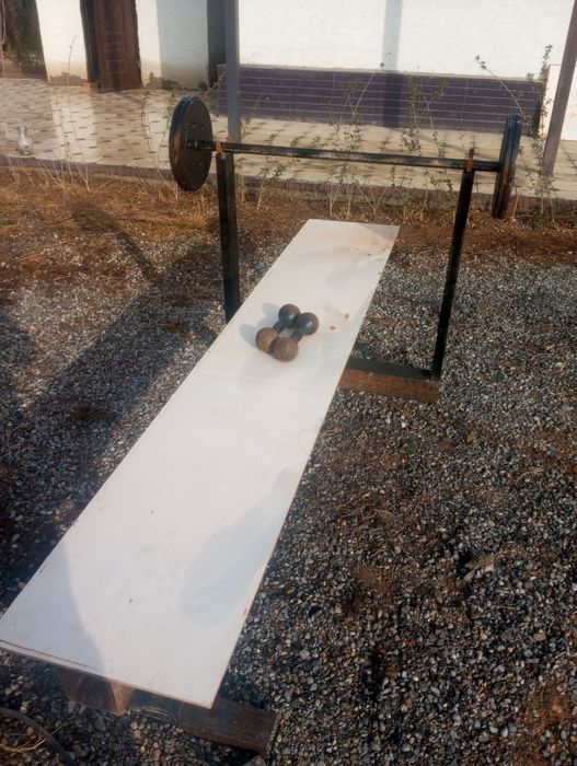 Продам штанга 40-45 кг.