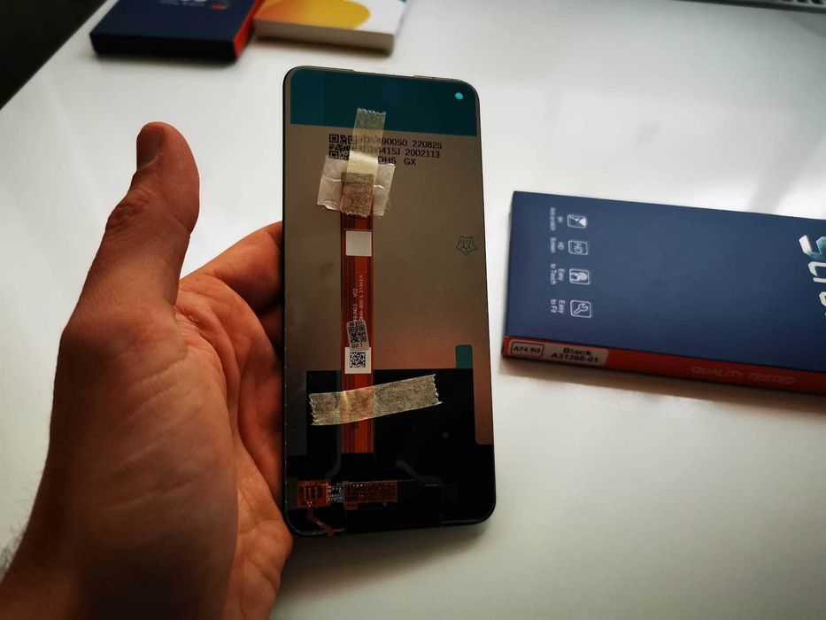 Écran LCD - YHX-OU - Oppo A74 4G - 6.43 Pouces - Verre Trempé 9H - Outils D'installation Inclus - Téléphonie