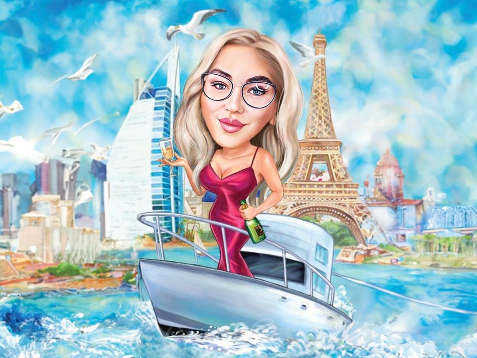 Caricaturi personalizate digitale și printate!