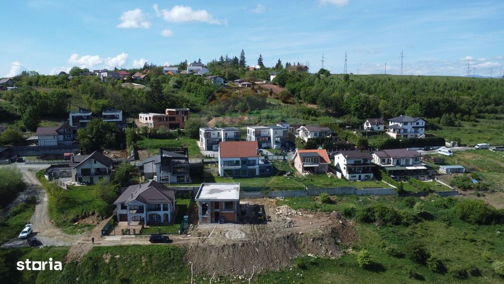 Teren 2685 mp cu panoramă Feleacu. Proiect rezidențial