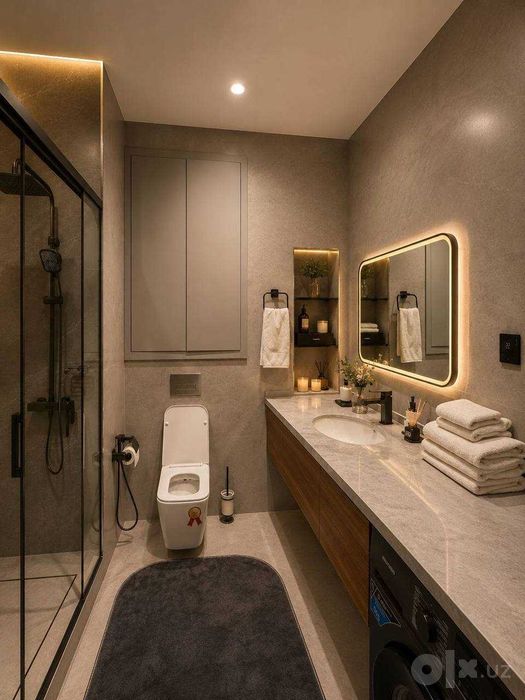 ;NestОne‼️3ком квартира 74м2 евро Tashkent city Метро Дружба Народов