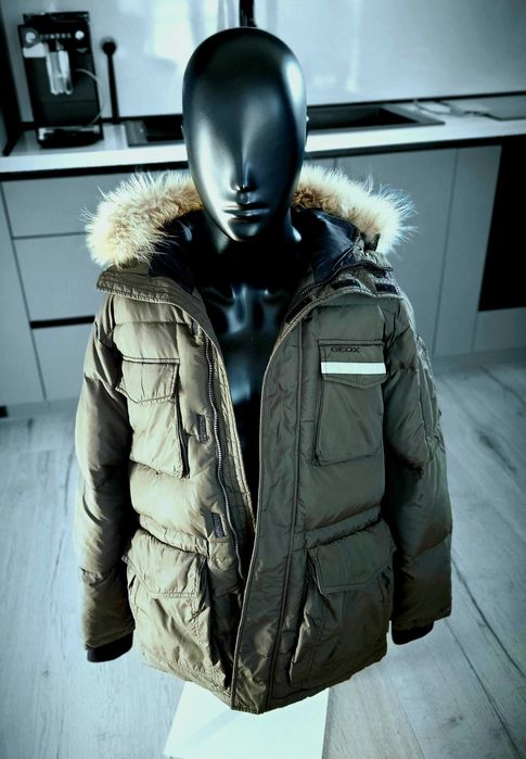 GEOX Зимно яке тип парка с гъши пух