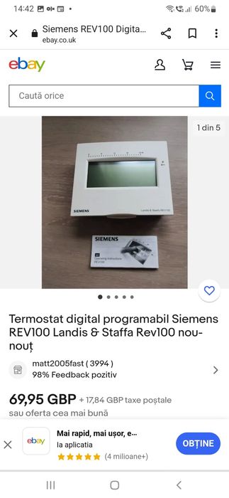 Vând două termostate ambient