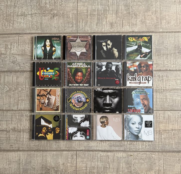 Pachet 35 Cd Eurodance/Rap/Hip Hop  - Nina/Sonic Surfers/Rednex:Afrika Bambaataa/Edelweiss/Unique II/Baby  D/ Black Attack/Flip da Scrip/Kool G Rap