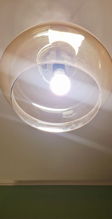 Lustră vintage sticlă