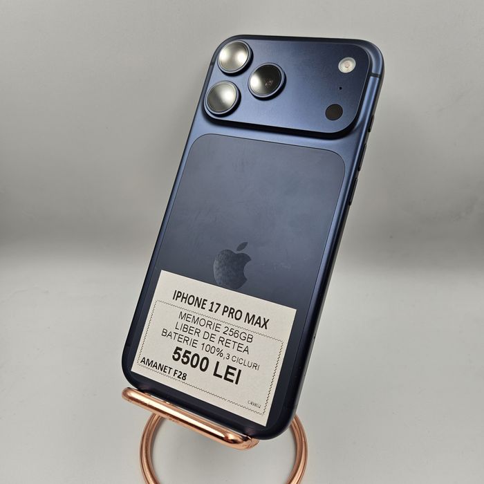 Amanet F28: Telefon Iphone 17 Pro Max 256GB (N)