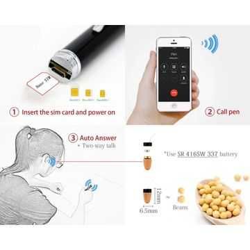 Pix de copiat cu SIM + casca de copiat --- functioneaza fara telefon