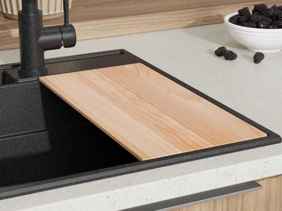 Графит гранитна кухненска мивка Сидни 620-45 Pocket Ergo Multilevel