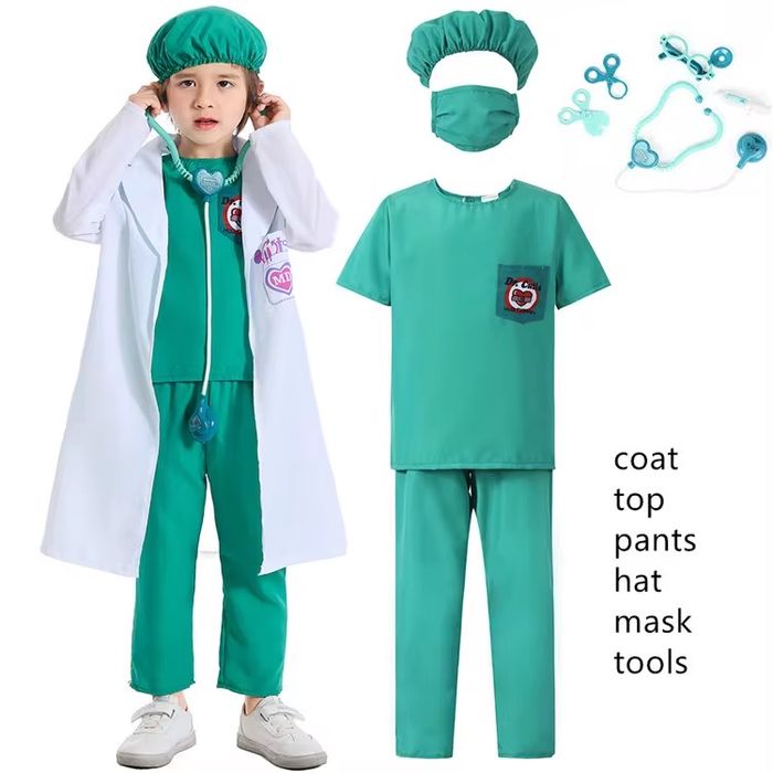 Доктор костюм для девочек и малчиков