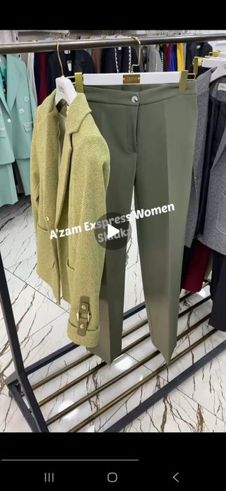 Ayollar Kastyum shimi kastyum matosi drap