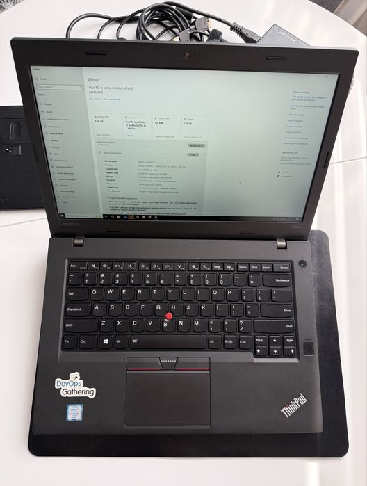 Lenovo ThinkPad T460p – i5, 8GB RAM, 256GB SSD + Docking Station