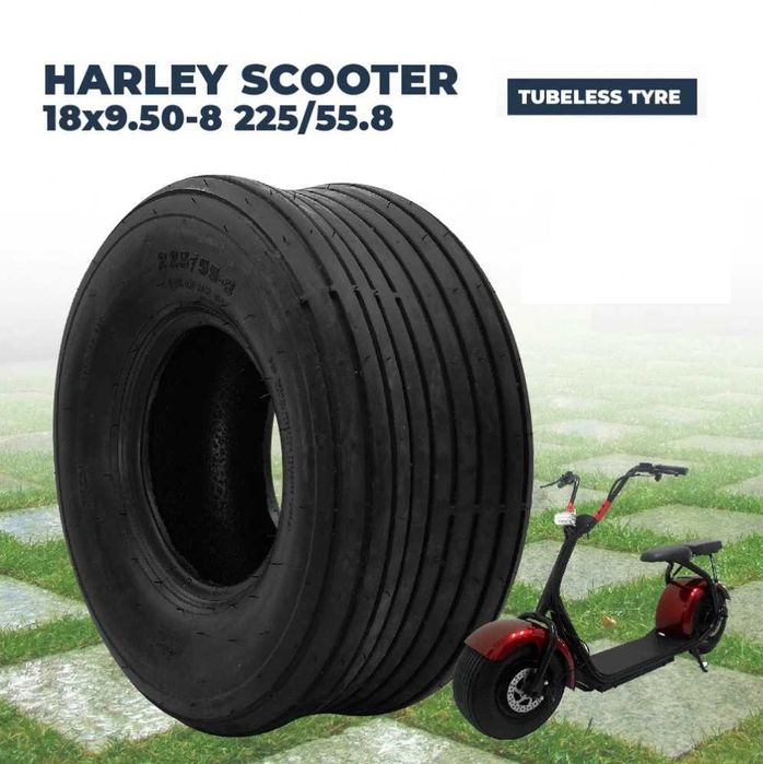 Cauciuc anvelopa 18x9.50-8 225/55-8 scuter Harley Chopper Citycoco