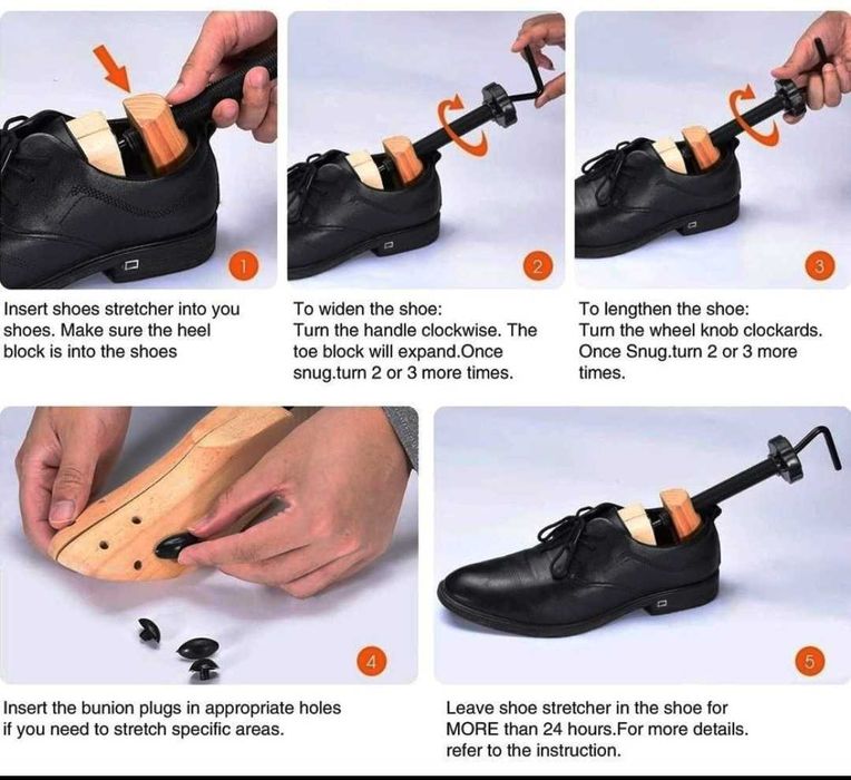 Устройство за разтягане на тесни обувки