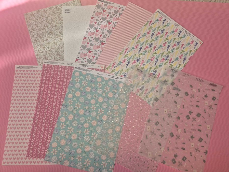 Крафт материали и стикери