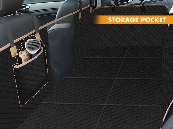 Усилено покривало/ легло/ за задна седалка за куче с твърдо дъно (XXL)