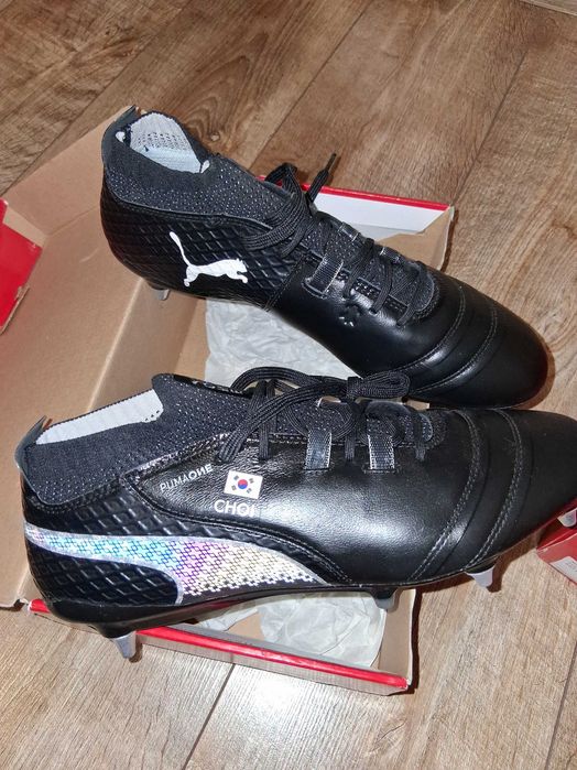 н.40 1/2;41 Puma One 17.1 Mx Black/White/Silver SG футболни обувки