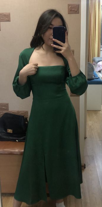 Изумрудное платье Lichi