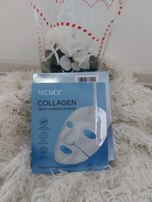 Mască facială cu colagen