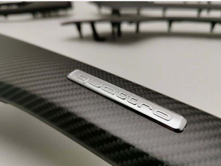 Trimuri CARBON MAT Audi RS4 RS5 S4 S5 A4 A5 B9 8W ORIGINALE ! Ornamente decor